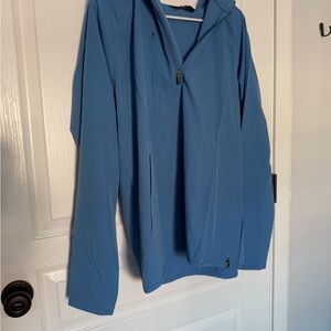 NEW Kenneth Cole Golf Blue Hooded Jacket